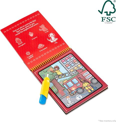 ميليسا ودوغ في طريق الذهاب واو! لوحة نشاط ماء قابلة لإعادة الاستخدام - المركبات - FSC معتمدة in Kuwait