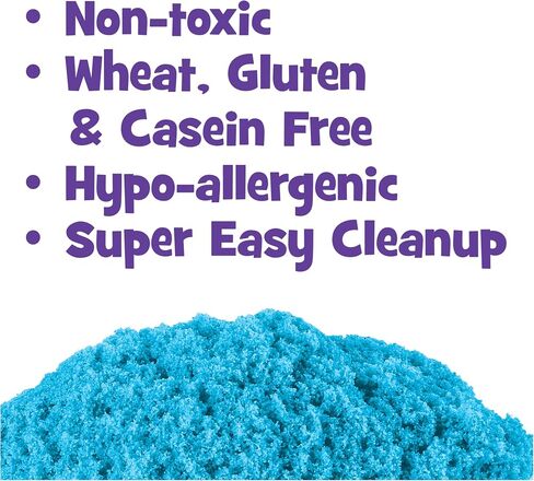 Kinetic Sand, Squish N’ Create Playset with 13.5oz Blue, Yellow & Pink Play Sand, 5 Tools, Sensory Toys for Kids Ages 3 and up in Kuwait