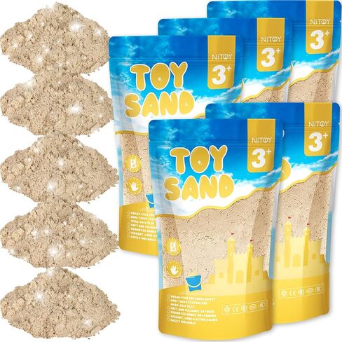 NiToy FlexiSand 11lbs Toy Sand Self-Sticking Non-Toxic Moldable, Hot Pink in Saudi Arabia
