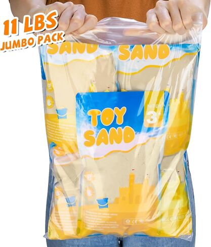 NiToy FlexiSand 11lbs Toy Sand Self-Sticking Non-Toxic Moldable, Hot Pink in Saudi Arabia