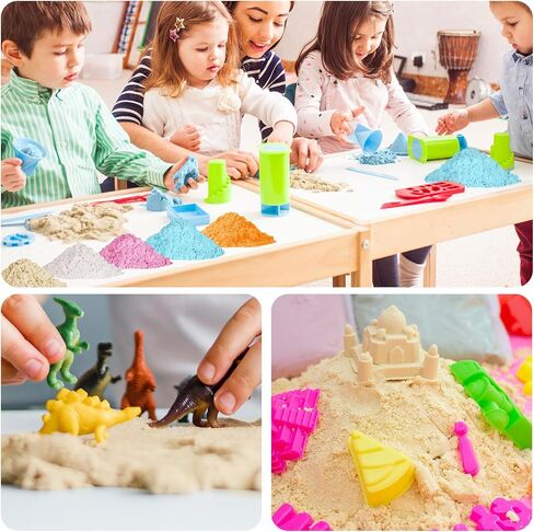 NiToy FlexiSand 11lbs Toy Sand Self-Sticking Non-Toxic Moldable, Hot Pink in Saudi Arabia