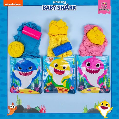 Horizon Group USA Bluey SLIMYGLOOP Slimy Sand Mold & Play Creations, 8-Piece Playset, 3 Scented Colors, Sensory Activity for Kids Ages 3, 4, 5, 6, 7, 8, Multi, Medium in Kuwait