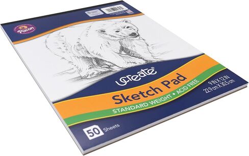 UCreate Sketch Pad, Standard Weight, 9" x 12", 50 Sheets in Kuwait