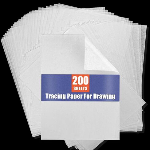 Transfer Paper Tracing Paper - PSLER Translucent on Artist Lettering Sketch Drawing for Pencil Ink Markers (Transparent) in Kuwait
