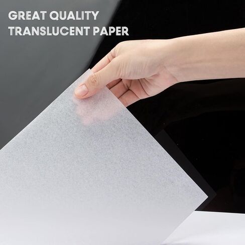 Transfer Paper Tracing Paper - PSLER Translucent on Artist Lettering Sketch Drawing for Pencil Ink Markers (Transparent) in Kuwait