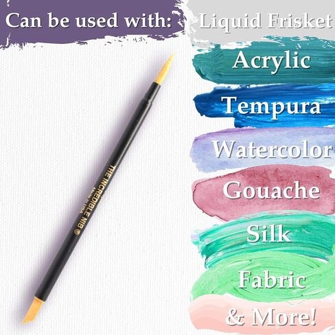 Grafix Incredible White Mask Liquid Frisket Removable Latex Mask for Water-Based Mediums – Perfect for Use with Alcohol Inks, Watercolor, Acrylic Paint and More, 4.5 Ounce Bottle in Kuwait
