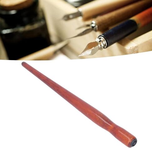 10 PCS DIP PEN NIB حامل ، مريح قبضة خشبية القلم القلم النقش الفنان الفنان الحبر الرسم كتابة PENHOLEDER for Art Paint in Kuwait
