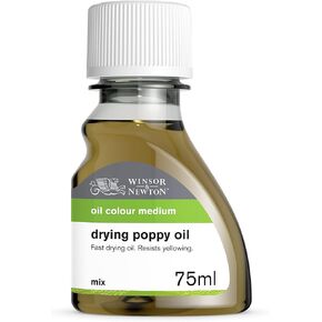 Winsor & Newton Refined Linseed Oil, 75ml (2.5oz) Bottle