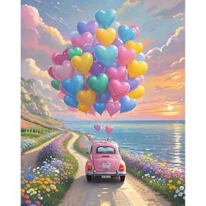 Bonfire Paint by Number Kits for Adult, DIY Oil Acrylic Painting Kits for Adults Beginners on Canvas, Night Sky Art and Crafts Kits forHome Wall Decor Gifts 16x20 inch