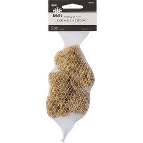 FolkArt Synthetic Sponge Set, Small, Brown