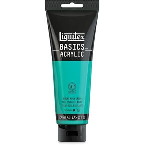 Liquitex BASICS Acrylic Paint, 250ml (8.5-oz) Tube, Titanium White