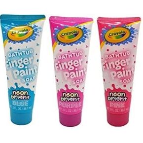Crayola Neon Bright Bathtub Finger Paint Soap (Set Of 3)