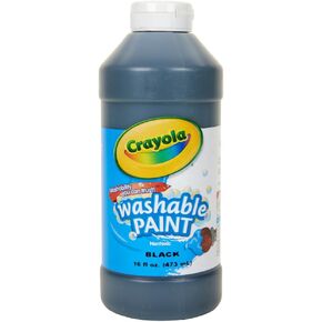 Crayola Washable Paint, Black, 16 oz.
