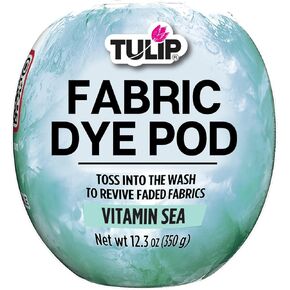Tulip Fabric Dye Pod Blackout (Black), Permanent Dye for Clothes and Fabric