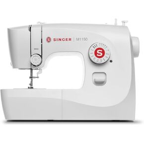 SINGER M1150 Lightweight & Portable Sewing Machine With 45 Stitch Applications, LED Light & 4-step Buttonhole | Ideal for Mending and Sewing