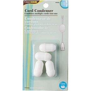 Dritz Home 44352 Cord Condensers, White (4-Piece)