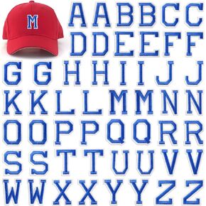 Iron On Letters, 52 Pcs Letter Patches with Ironed Adhesive, Decorate Iron on Letter Patches, Alphabet Embroidered Patch A-Z for T-Shirts, Jeans, Jackets, Socks, Bags, DIY Accessories etc (Black)…