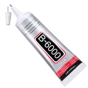 B6000 Jewelry Glue, 25ML/0.9 fl oz Clear Glue Rhinestone Glue Craft Glue, Multipurpose Super Adhesive Glue for Phone Repair Nail Art Wood Glass Fabric Glue
