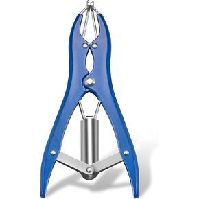 Minatee Balloon Expander Pliers Balloon Stuffing Tool Blue Stainless Steel Balloon Stretcher Sequin Filling Pliers for Filling Balloon Sequins Petals Home Party Activities(Simple Style)