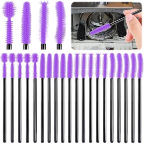 Sewing Machine Cleaning Brushes, Reusable Silicone Dense Bristles Clean Brush for Sewing Machine Internal and Spool Area, The Every Nook and Cranny Sewing Machine Cleaning Tools 20 PCS