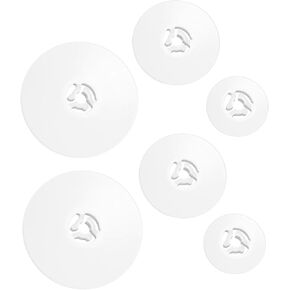 كاب غطاء التخزين المؤقت Cap Cap spool cap متوسطة صغيرة استبدال غطاء التخزين المؤقت 45 ملم ، 35 مم و 25 ملم (6 قطع)