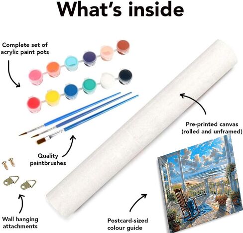 Bonfire Paint by Number Kits for Adult, DIY Oil Acrylic Painting Kits for Adults Beginners on Canvas, Night Sky Art and Crafts Kits forHome Wall Decor Gifts 16x20 inch in Kuwait