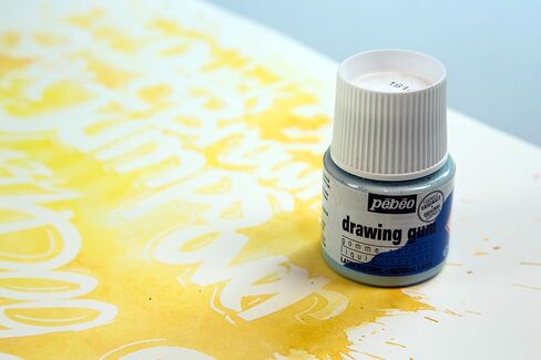 Pebeo Easy Peel Liquid Latex Masking Fluid - Drawing Gum - Dries Quickly - For Ink - Watercolor - Gouache Painting & Illustration - Fine Arts & Crafts Supplies - 45ml Bottle in Kuwait