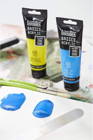 Liquitex BASICS Acrylic Paint, 250ml (8.5-oz) Tube, Titanium White in Kuwait