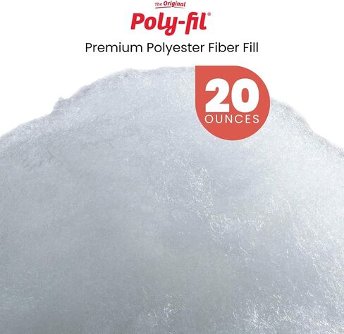 Fairfield The Poly-FIL الأصلي ، وملء ألياف البوليستر الممتازة ، وحشو وسادة ناعمة ، وحشو للحيوانات المحشو ، والألعاب ، والزخارف السحابية ، وأكثر من ذلك ، ملء الألياف البولي القابلة للغسل الآلي ، 32 أونصة. in Kuwait