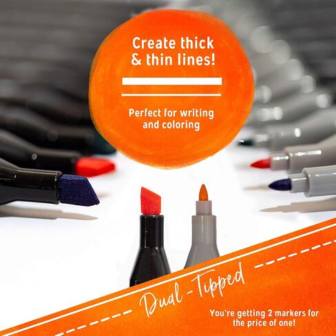 Fabric Pens for Clothes - Pack of 24 No Fade, Fabric Markers Permanent for Clothes - No Bleed, Machine Washable Shoe Markers for Fabric Decorating - Laundry Marker, Erases Stains Easily in Saudi Arabia