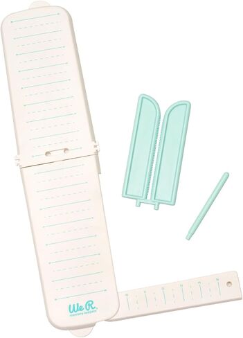 We R Memory Keepers Bow Maker Tool, Easy to Use, Perfect DIY Bows Up to 16 Inches, Make Various Shapes, Spool Holder, Home Decor, Crafting Gifts in Saudi Arabia