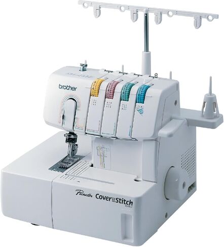 Brother Coverstitch Serger, 2340CV, Sturdy Metal Frame, 1,100 Stitches Per Minute, Trim Trap, Included Snap-on Presser Feet in Saudi Arabia
