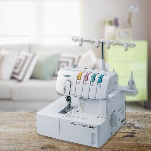Brother Coverstitch Serger, 2340CV, Sturdy Metal Frame, 1,100 Stitches Per Minute, Trim Trap, Included Snap-on Presser Feet in Saudi Arabia