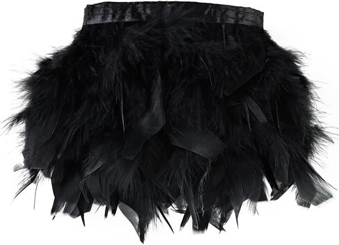 ريش الديك الرومي الأحمر تقليم Fringe 2 Yard 4-6inch للملابس الحفلات DIY خياطة الحرف الزفاف فستان الزفاف الطبيعي in Kuwait