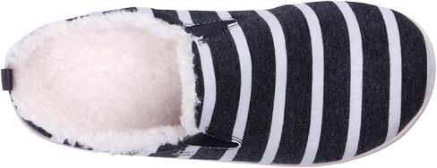 Spenco Women's Dundee Striped Slipper, Blue/White, 7.5 in Saudi Arabia