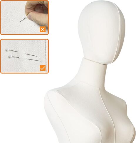 Male Dress Form Half Body Mannequin Torso Clothing Manikin for Market Shop Window Display 61"~78" Height Adjustable in Kuwait