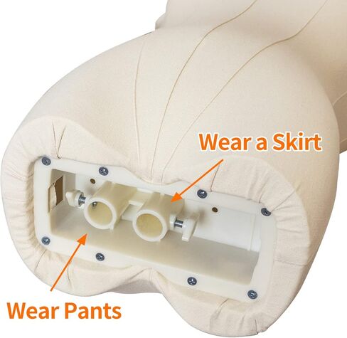 Male Dress Form Half Body Mannequin Torso Clothing Manikin for Market Shop Window Display 61"~78" Height Adjustable in Kuwait