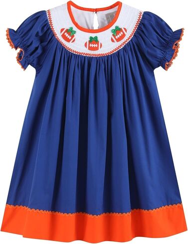 Lil cactus Baby and Girls Smocked Bishop Dress in Saudi Arabia