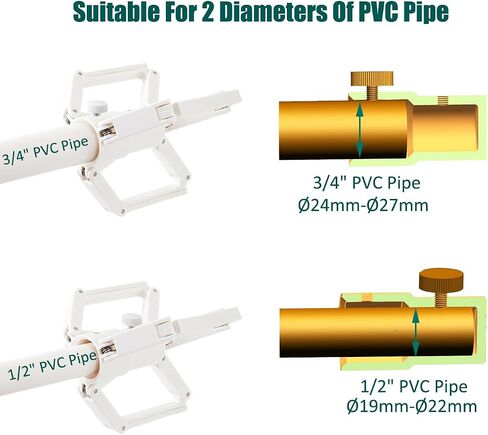 2 pcs Cup Turner Holder, Multi Cup Turner for Tumblers, Adjustable Tumbler Turner Inserts for 10-40 oz All Tumblers, fit 3/4 Inch and 1/2 Inch PVC Pipe in Kuwait