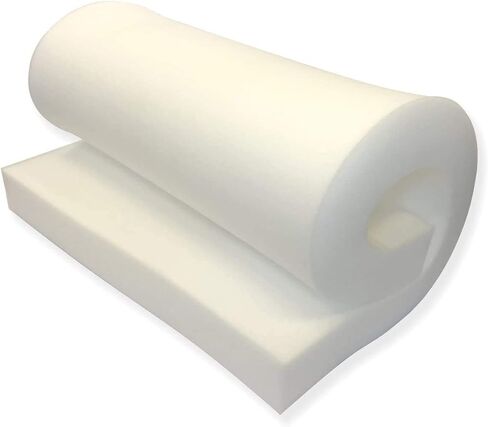AK TRADING CO. Upholstery High Density 2" Height x 24" Width x 72" Length-Home or Commercial Use Seat Replacement Cushion-Made in USA Foam, 2x24x72 in Saudi Arabia