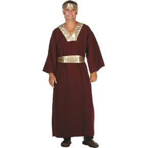 ار جي كاستيومز زي تنكري للرجال مقاس واحد ار جي وايزمان (نبيذي) للكبار، لون نبيذي، مقاس واحد in Kuwait