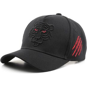 Tiger Hat Claw Scar Embroidered Baseball Cap Sun Hat