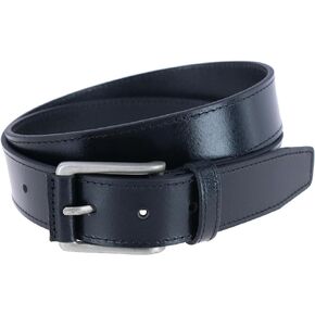 Trafalgar Men's Wyatt 35mm Genuine Leather Casual Jean Belt