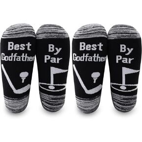 جوارب LEVLO Dad Gift Golf Lover Socks أفضل جوارب قطنية للأب/Opa/Grampy/Godfather من Par
