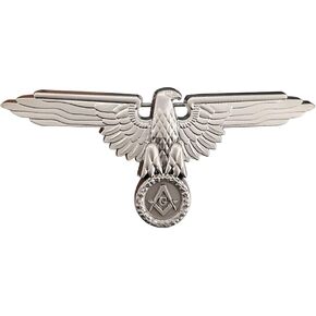 Masonic Mason Freemason Freemasonry Eagle Pin Nickel