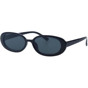 Shiratori Women's Retro Oval Holiday Sunglasses Non-polarized UV400
