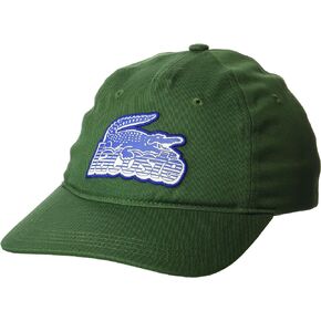 Lacoste Men's Twill Baseball Hat with Croc Patch