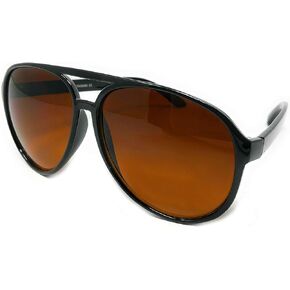 WebDeals Retro Adult Size 70's Style Plastic Aviator Sunglasses