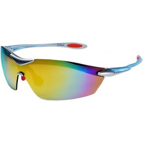 XS Sport Wrap TR90 Sunglasses UV400 Unbreakable Protection for Cycling, Ski or Golf