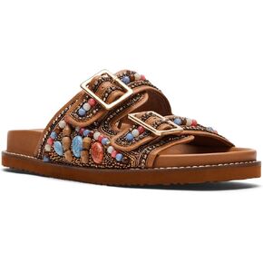Steve Madden Women's Cabo Slide Sandal, Multi, 6